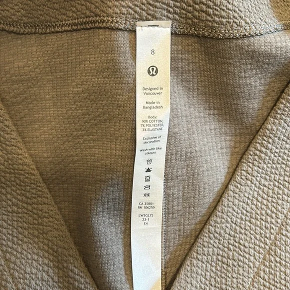 Lululemon Textured V-Neck Pullover - Picture 8 of 8